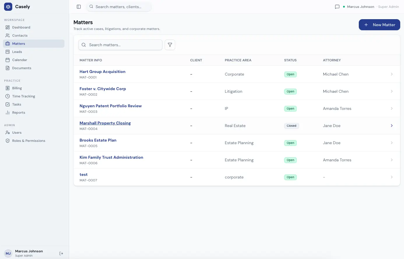 LEGAL PRACTICE AUTOMATION